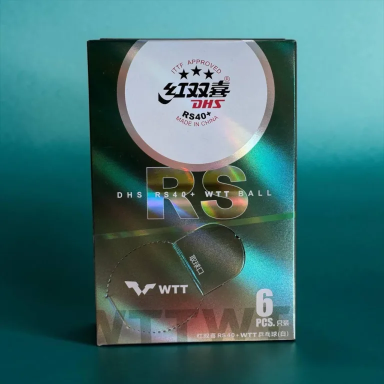 Топчета за тенис на маса DHS RS40+ WTT ***, 6 бр., бели